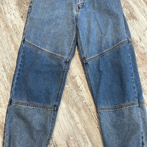 BDG Urban Outfitters Denim Color Block Knee Panel Jogger Jeans SIZE 26 - Picture 8 of 10